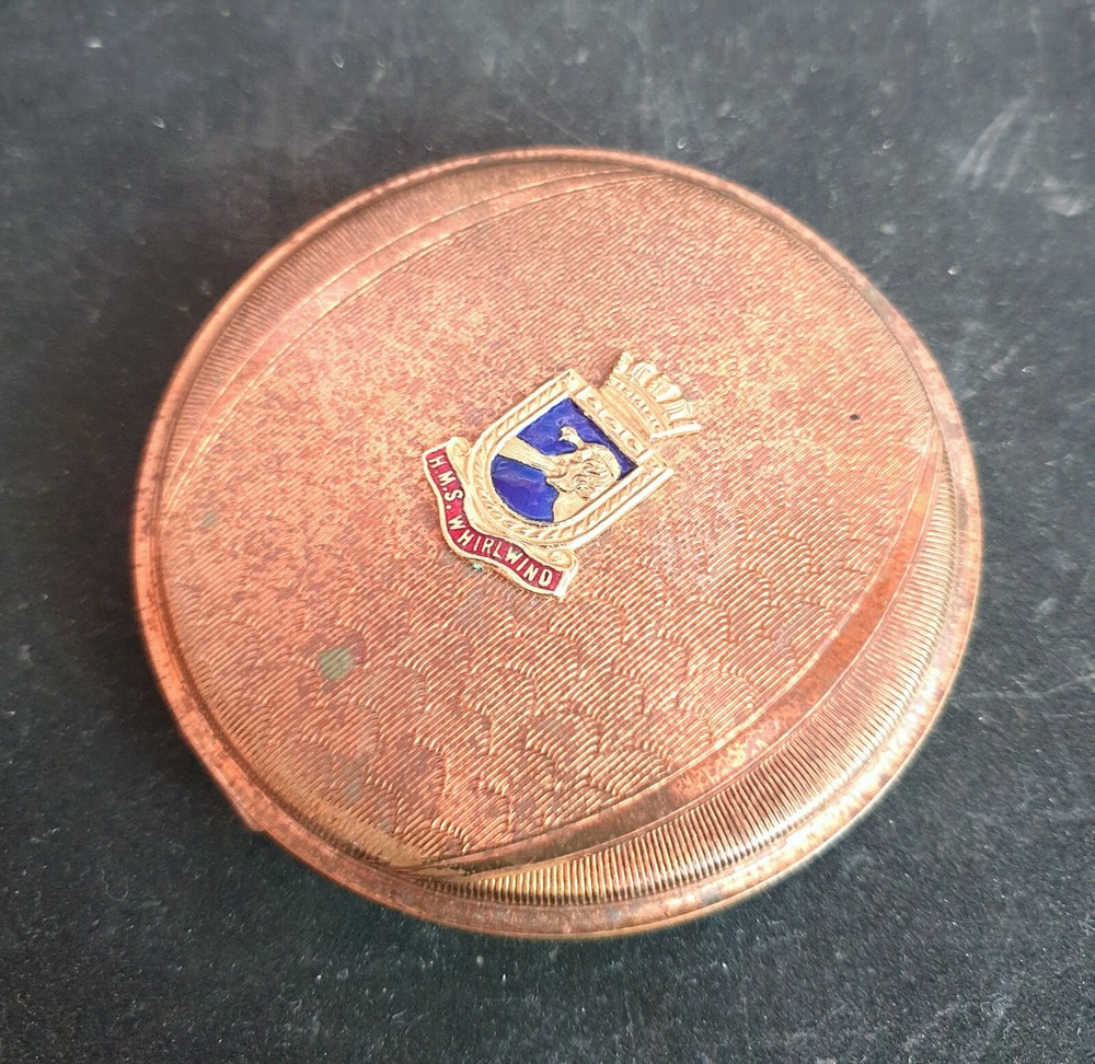 WWI & WW2 British Destroyer HMS Whirlwind (1918-1940) Loved One's Lady's Compact