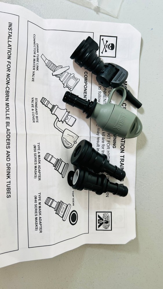 Camelbak Multi-purpose Prsnl Hydration System Type 2 CBRN Hydration Trng Kit 4Pc