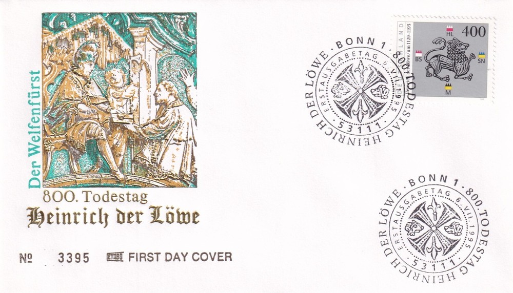 ⭐ 1995 Bonn Germany - First Day cover FDC - Ersttagsbrief ⭐ E510