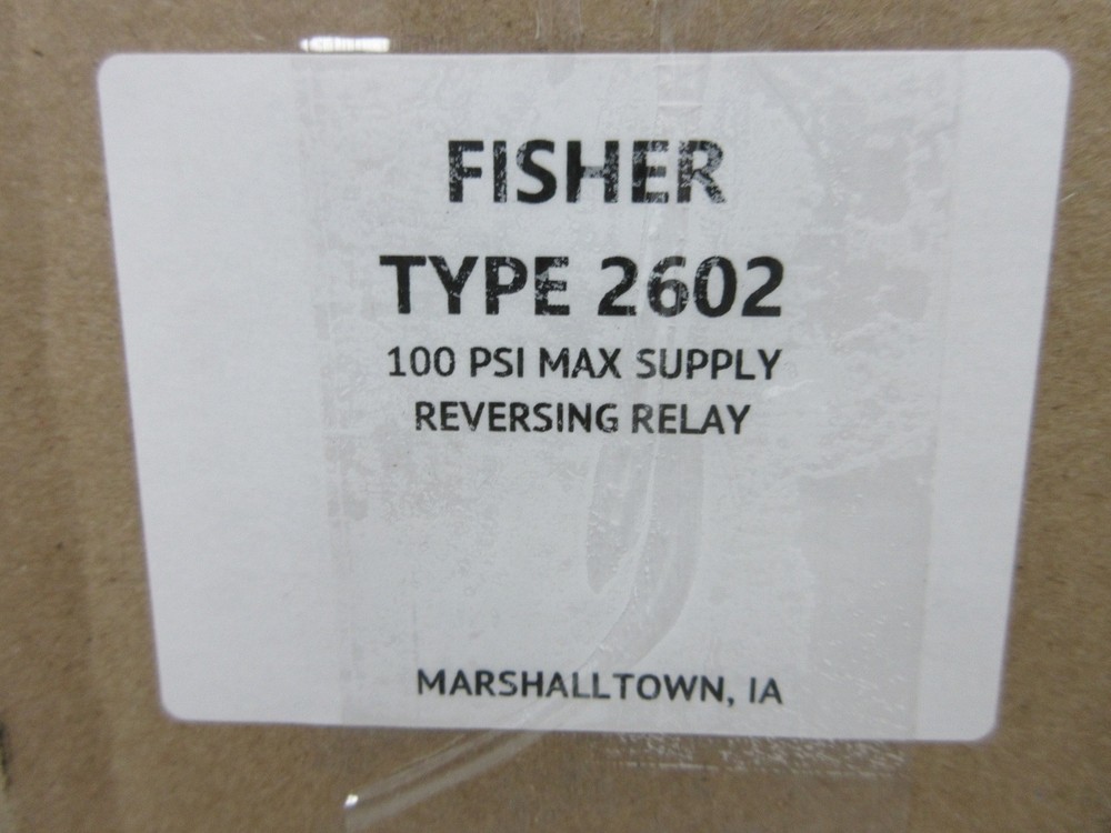 FISHER TYPE 2602 PRESSURE REGULATOR, IA0366