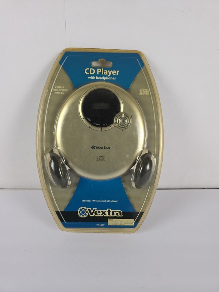 Vintage Vextra CD Player NEW/SEALED Programmable Memory Silver