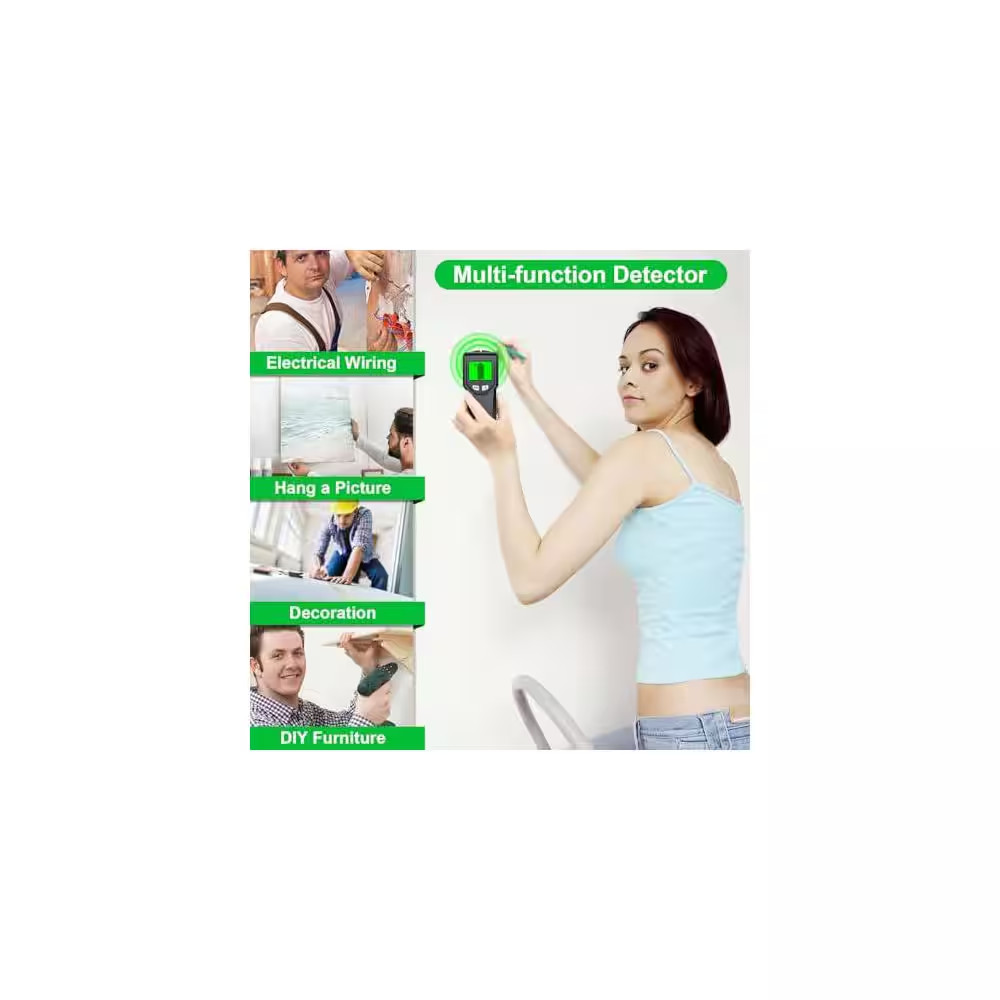 Stud Finder Wall Scanner 5 in 1 Tool with Intelligent Microprocessor Chip and HD
