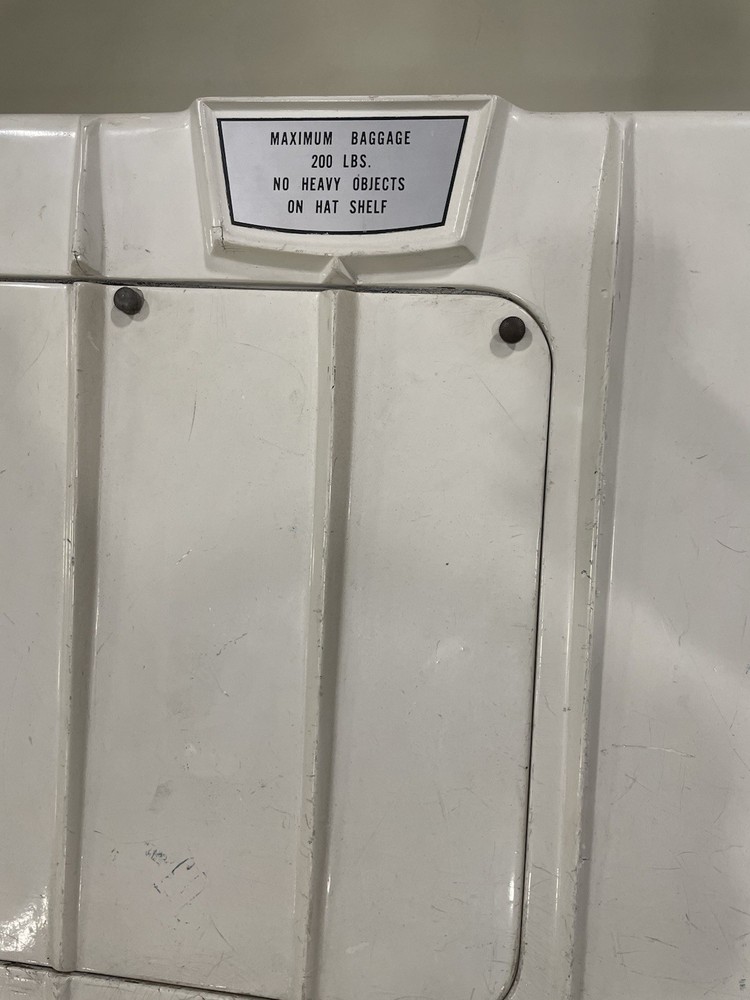 Aircraft Interior Hat Rack/Baggage Shelf Panel