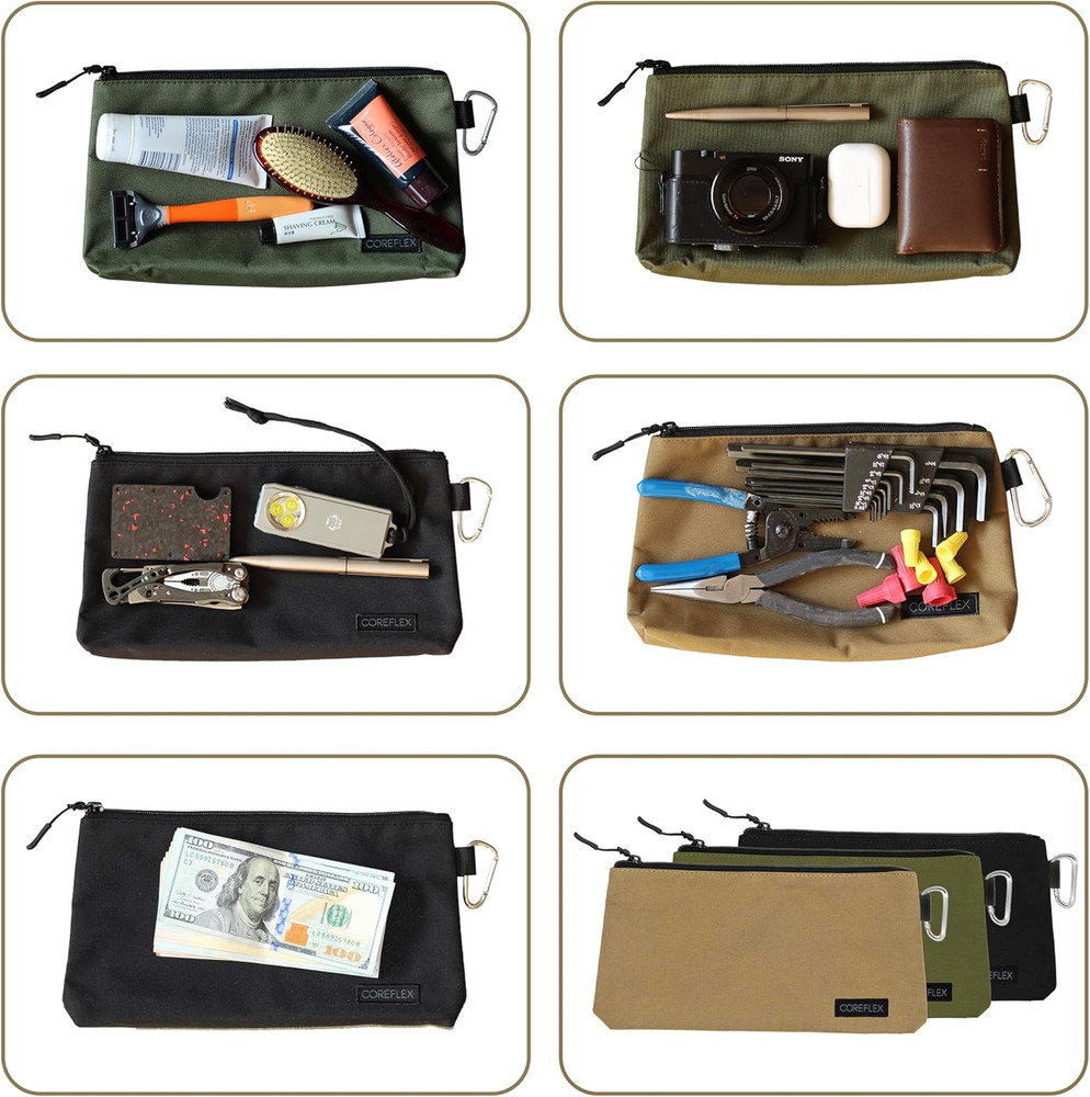 Premium Tool Pouch Zipper Bag, Small Tool Bag, Multipurpose Storage pouch, Heavy