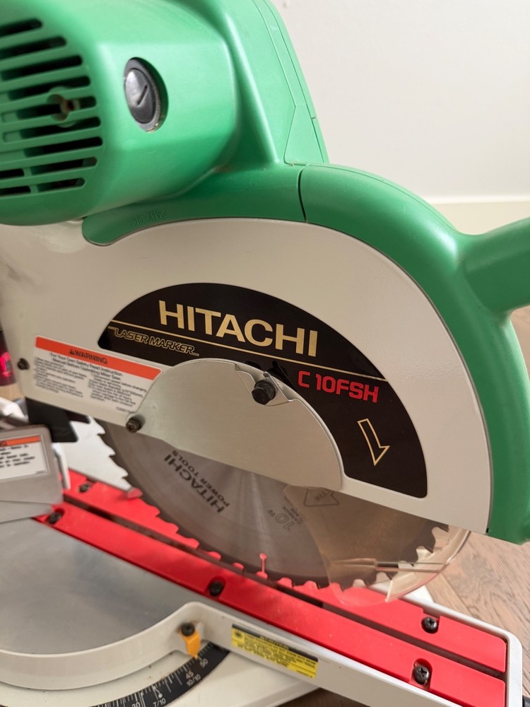 hitachi c10fsh miter saw