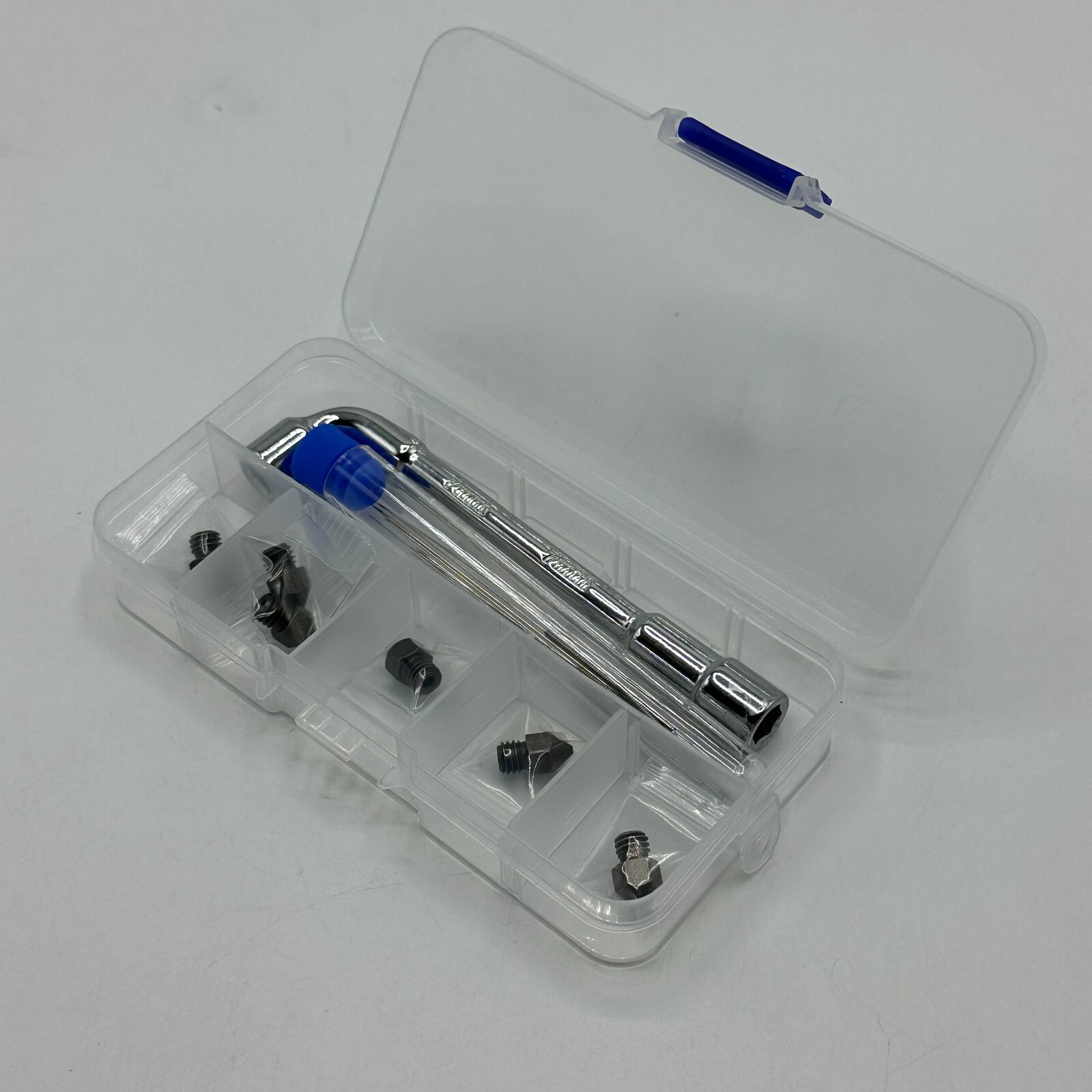 Hardened Steel Nozzle Kit 3D Printer Extruder for Ender 2 3 5 MK8 A6 A8 CR-10