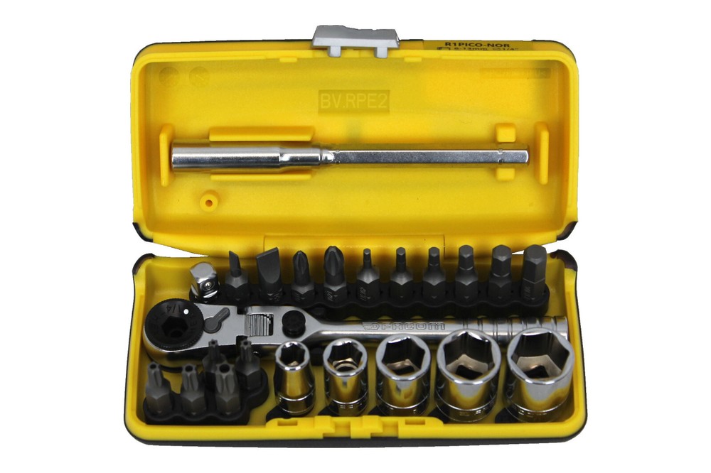 Facom R1Pico-NOR bit and socket set compact, cycling edtion
