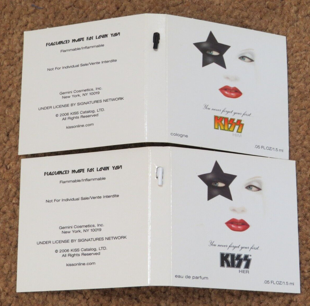 KISS OFFICIAL FRAGRANCES LOT 2006