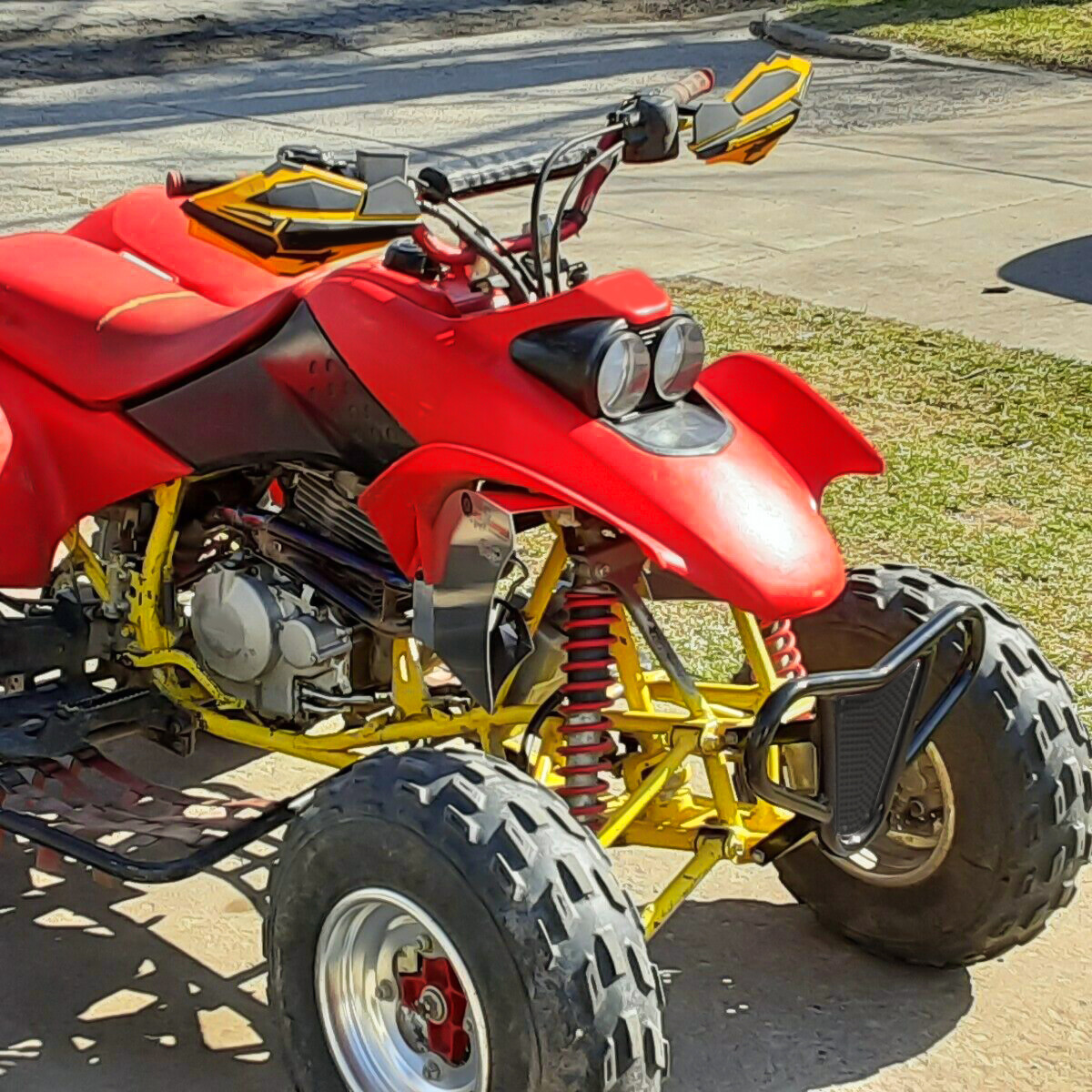 KOJEM For LTZ 400/KFX 400/DVX 400 Arctic Cat Kawasaki Suzuki Front Bumper Black