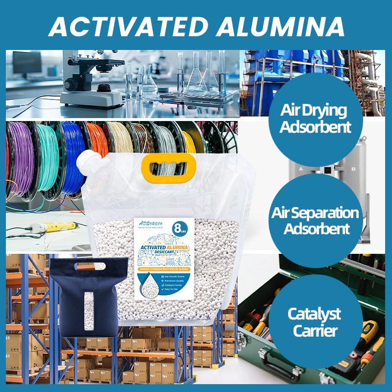 8 LBS Adsorbco Activated Alumina Desiccant with 2 bags