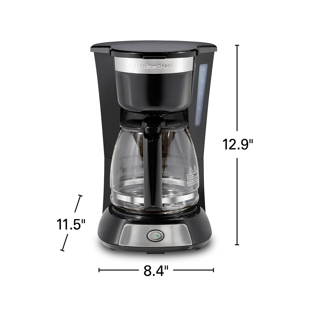 Hamilton Beach Easy Brew 12-Cup Switch Electric Coffee Maker w/Auto Pause 49633