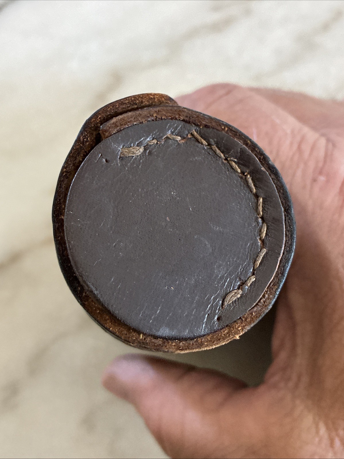 Antique Keuffel & Esser (K&E) Double Right Angle Prism W/ Leather Case USED Cond