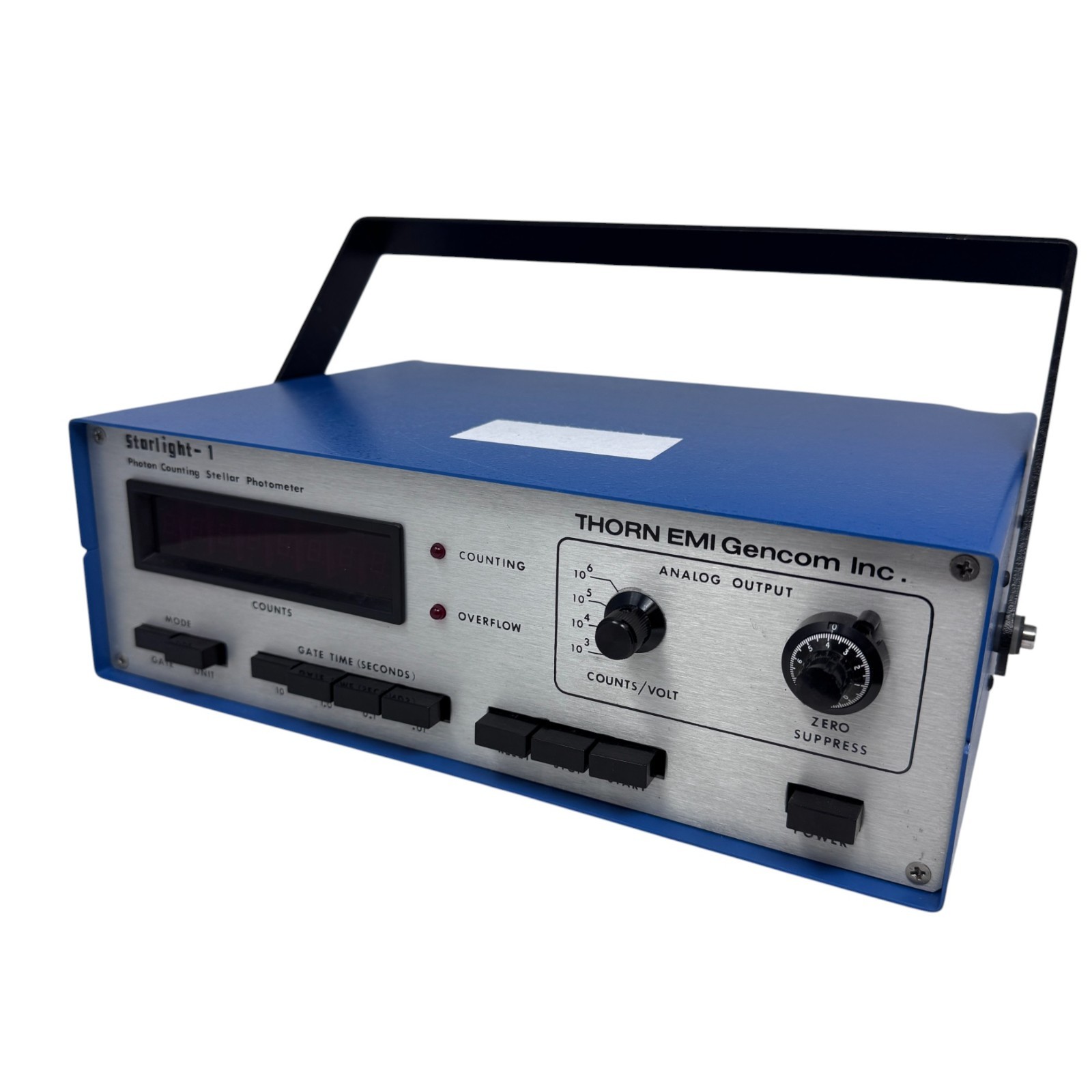 Thorn EMI Gencom Starlight-1 – Photon Counting Stellar Photometer Used