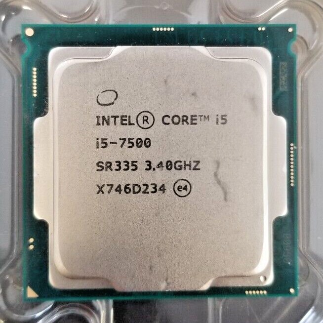 Intel SR335 Core i5-7500 3.40GHz Quad Core Socket 1151 CPU Processor LGA - 1151