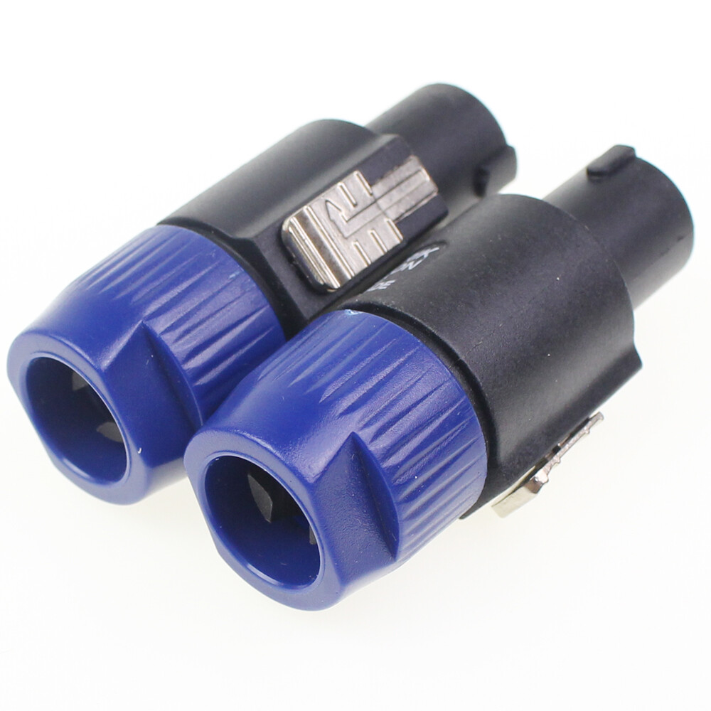 20 Pcs Speakon compatible 4 pin conductor loud-speaker cable end plug Connector