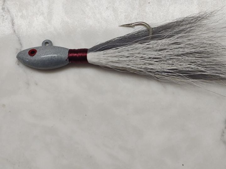 STRIPER JIGS - GRAY GHOST - HD SALTWATER HOOKS - Multiple Sizes and Quantities