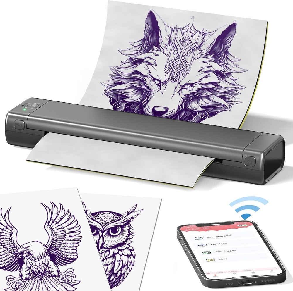 Phomemo Tattoo Stencil Transfer Thermal Printer Machine Stencil Printer Makers