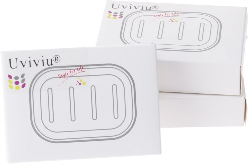 Plastic Soap Dish Container Keeps Soap Dry Easy Cleaning Drain White