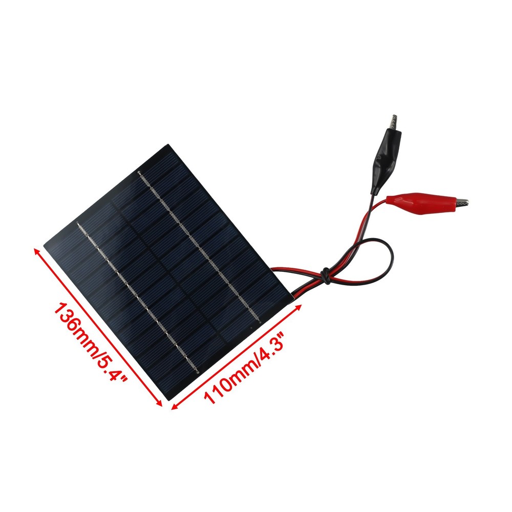 Adaptable and Efficient 10W Portable Solar Panel with Clip for All Your Needs