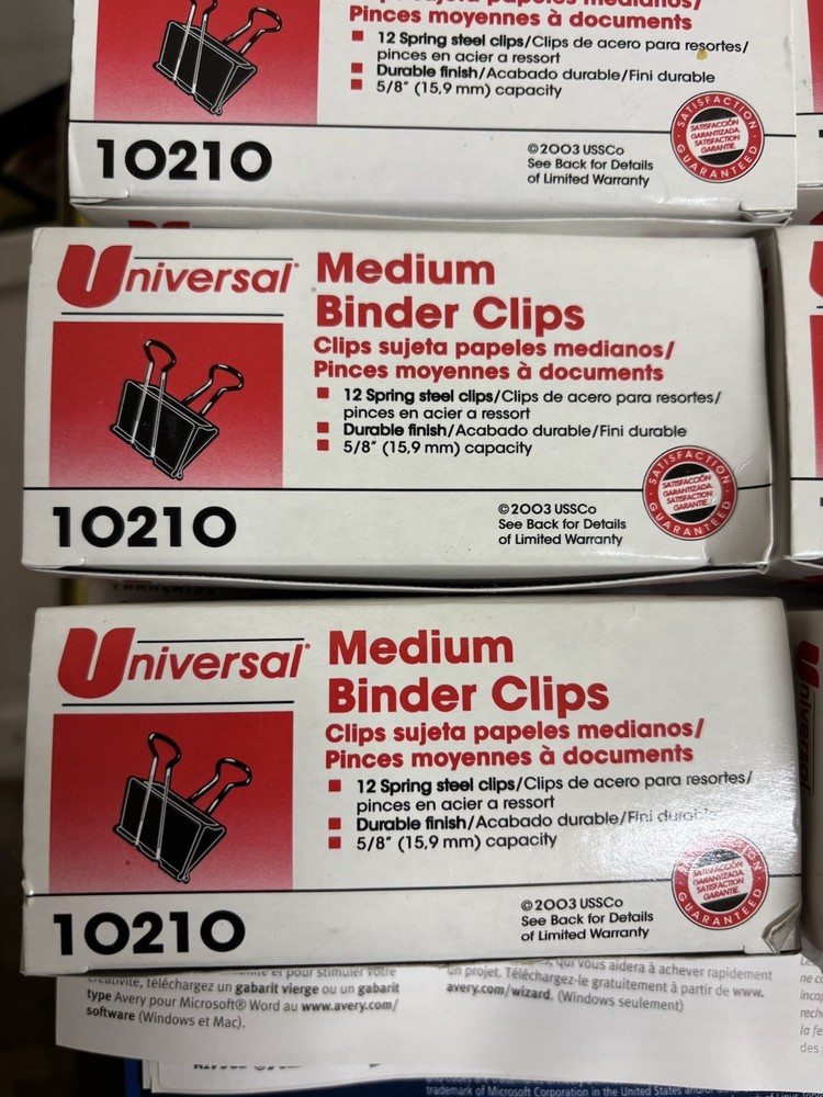 Universal Medium Binder Clips
