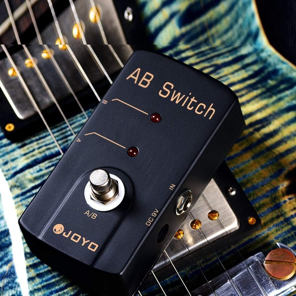 Guitar A/B Switch Pedal Two Output Effects Loop Effects Chain True Bypass