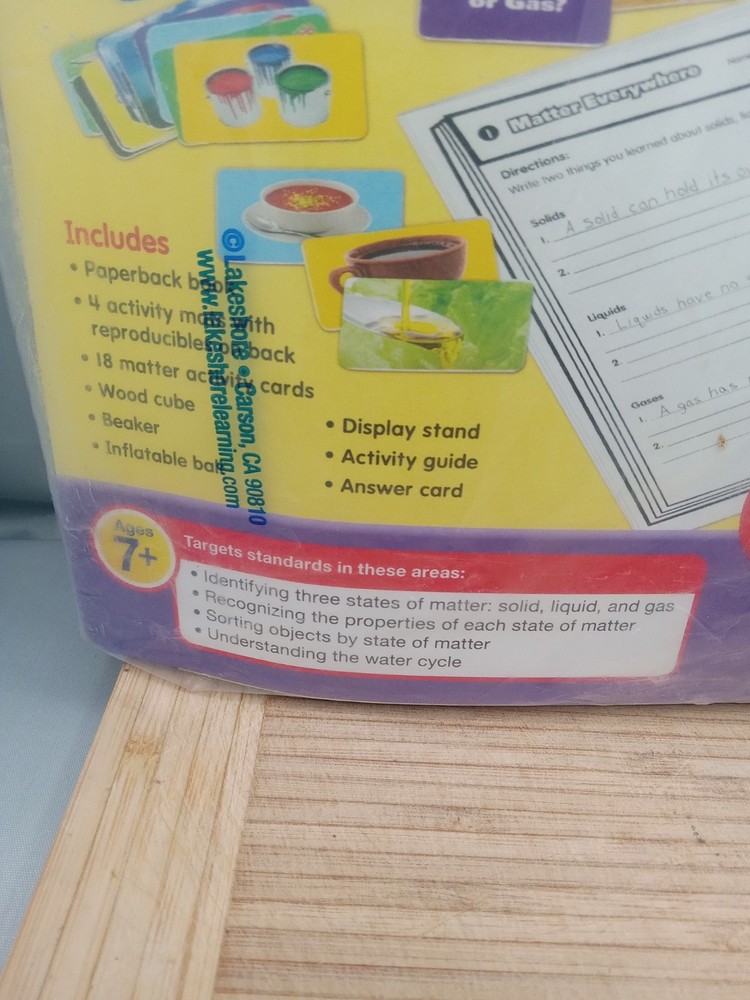 Lakeshore Read About Science Learning Center Solid Liquid &Gas