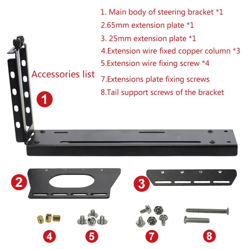 VGA Graphics standing Holder Vertical GPU Bracket PCI-E Riser