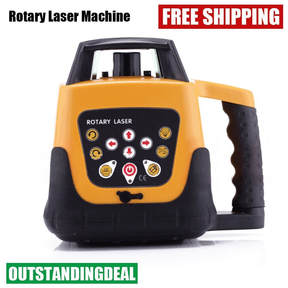 Automatic Self Leveling Rotary Laser Level Speed Angle Adjustable 500m Distance