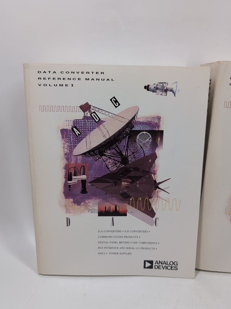Electronics Book: Analog Devices, Data Converter Reference Manual Vol 1&2 1992