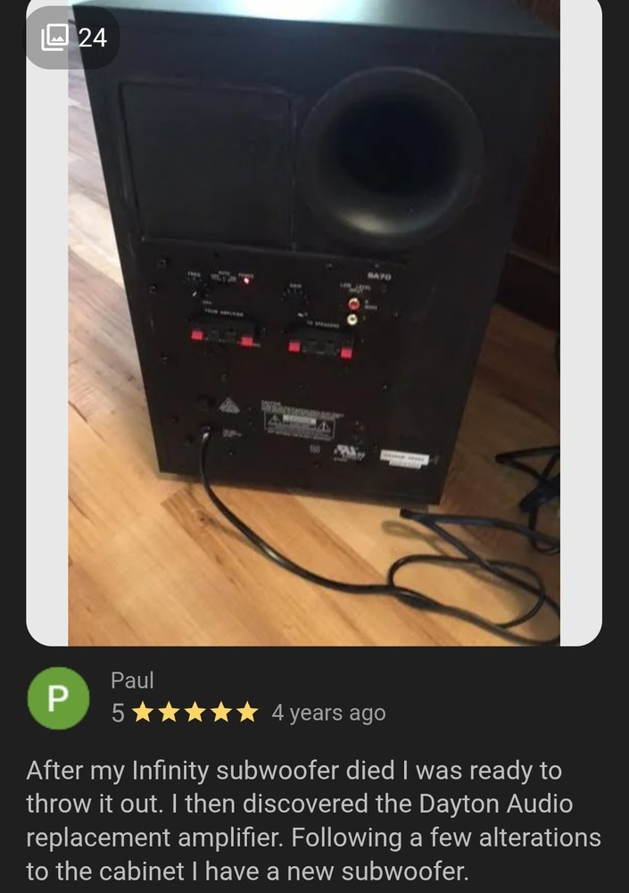 SA70 Daytona Subwoofer Amplifier