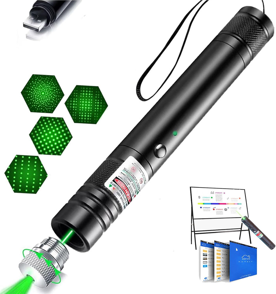 Green Laser Pointer, High Power Laser Pointer, Suitable for Tv/Led/Lcd Screen De