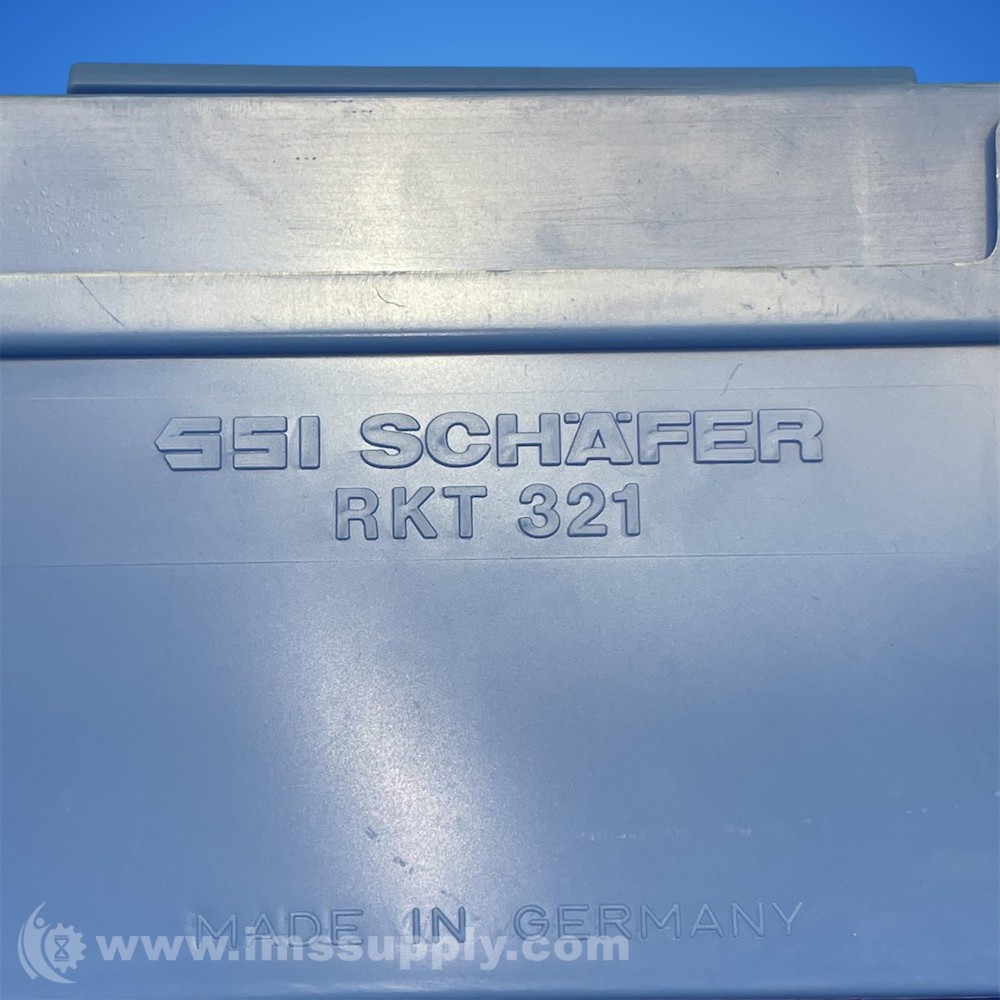 SSI Schafer RKT-321 Blue Plastic Storage Bin USIP