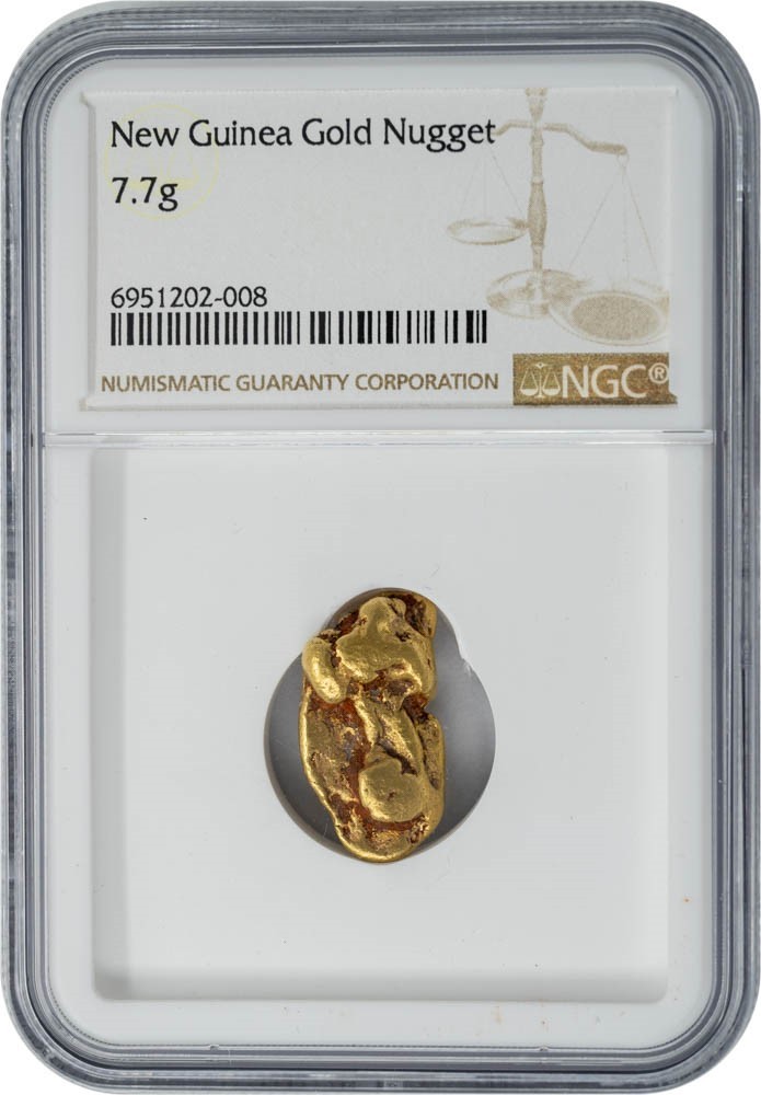 New Guinea Gold Nugget 7.7g, .240 Oz NGC 950115-8
