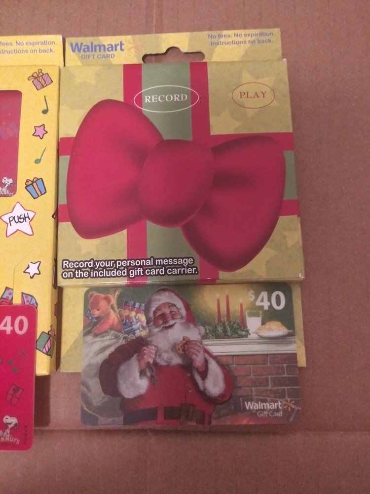 Transformers, Snoopy & Personal Message Walmart Unused Gift Cards - No Value