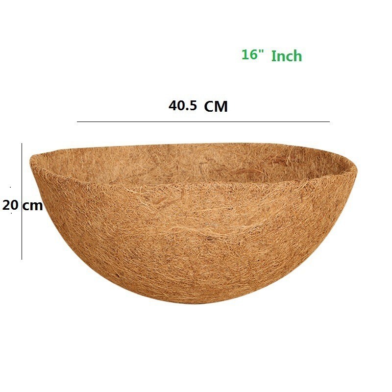 Hanging Basket Liners 100% Natural For Planters Coconut Liners