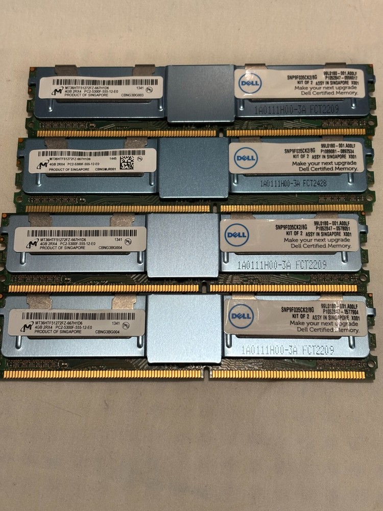 4GB  Apple Mac Pro Memory ECC Fully Buffered DDR2 PC2-5300F 667Mhz FBDIMM