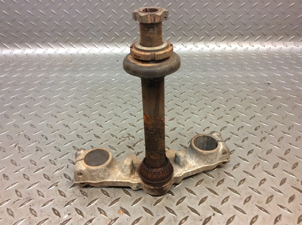 89-01 Suzuki RM80L RM80 Upper Lower Triple Tree Steering Stem Bracket Mount