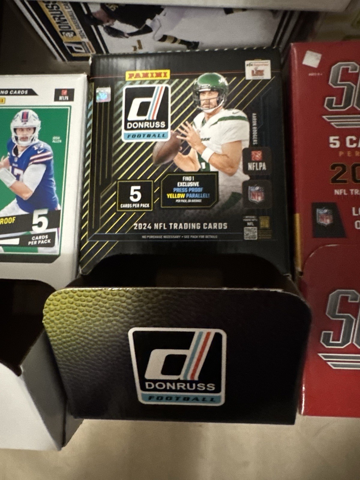 🔥 Lot of 4: 2024 Panini Donruss Football NFL 5 Card Packs New Aaron Rodgers