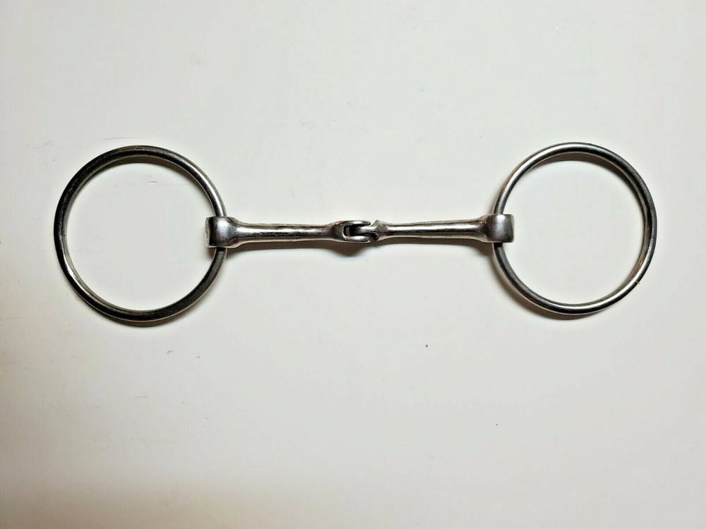 5" Loose Ring Snaffle Bit Stainless-Used