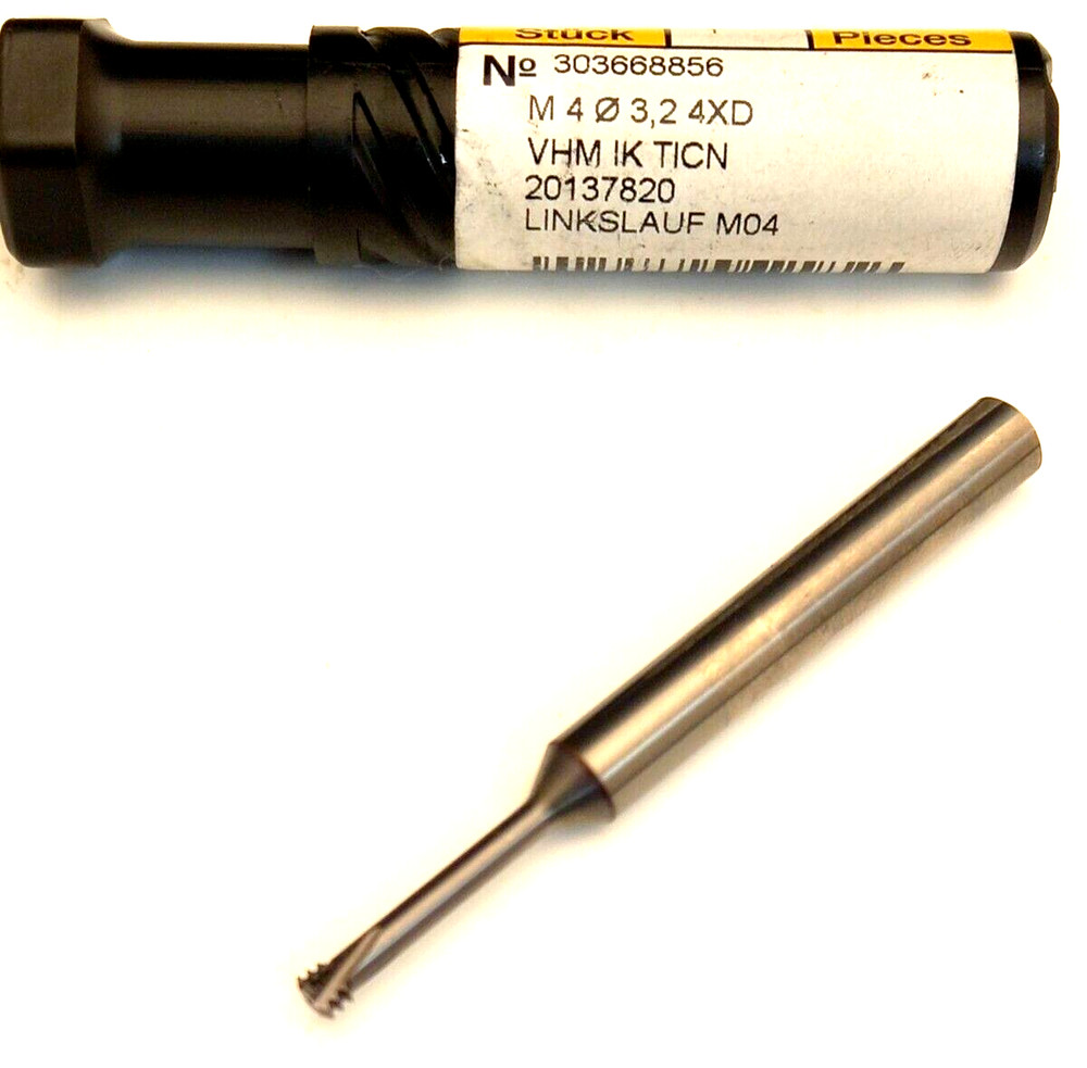 GUHRING  carbide micro thread mill M4 Ø3.2  4XD