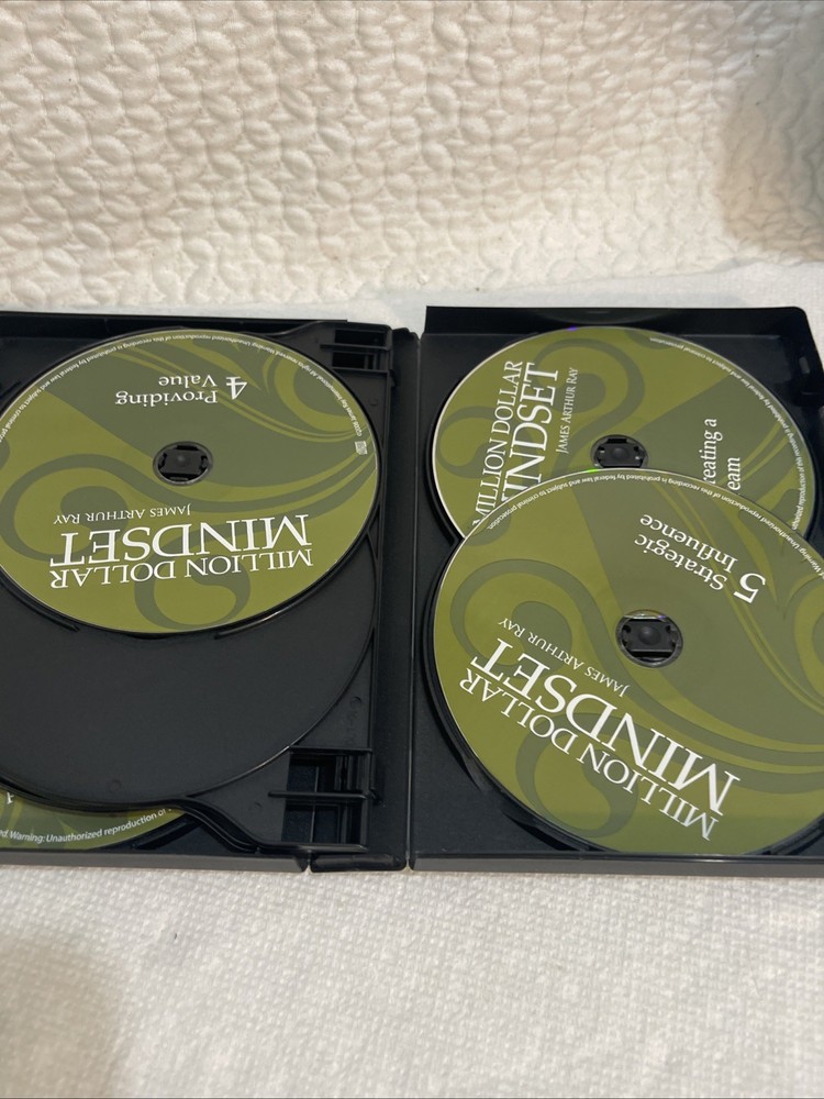 Million Dollar Mindset 6 Disc Audi Set With CD-ROM