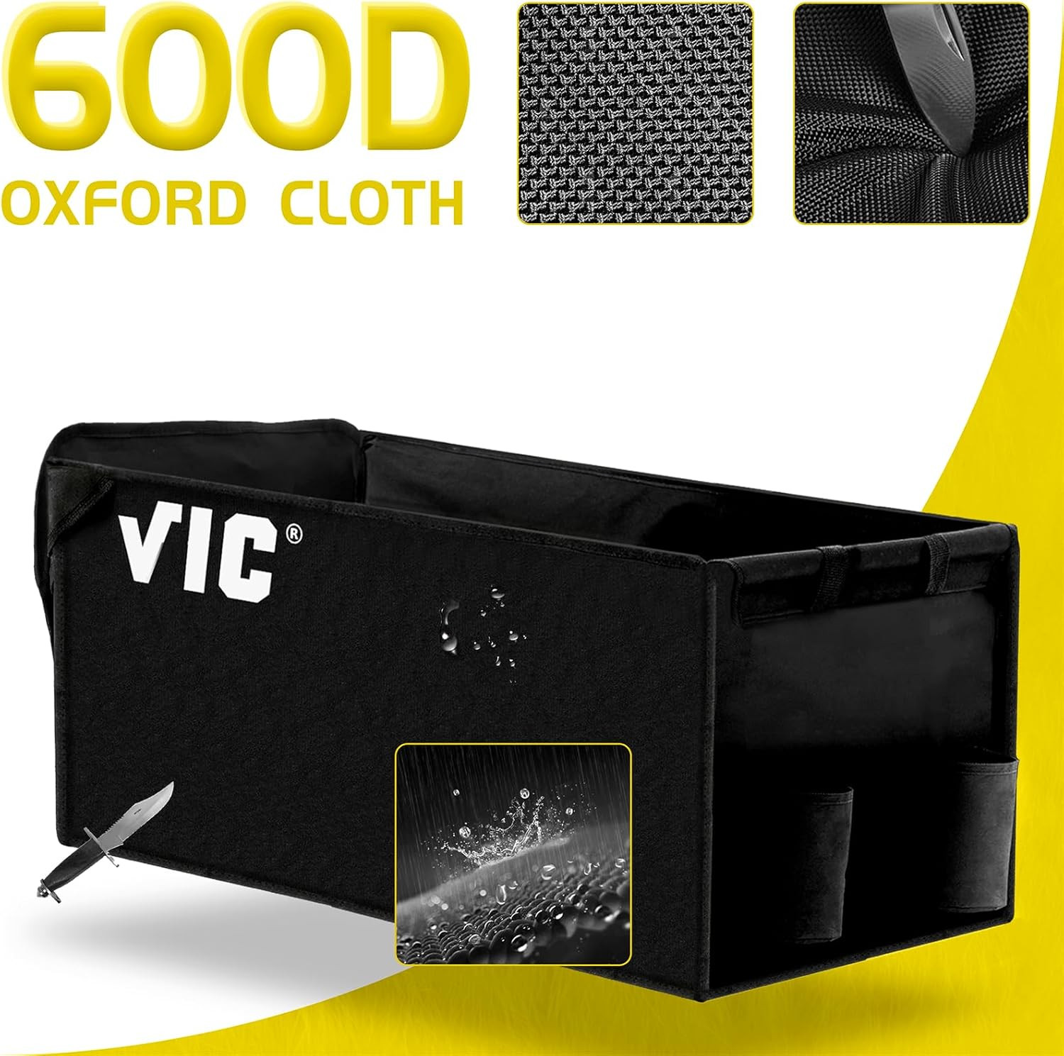 Collapsible Folding Wagon Heavy Duty Cart Extra Long Utility Beach Garden Cart