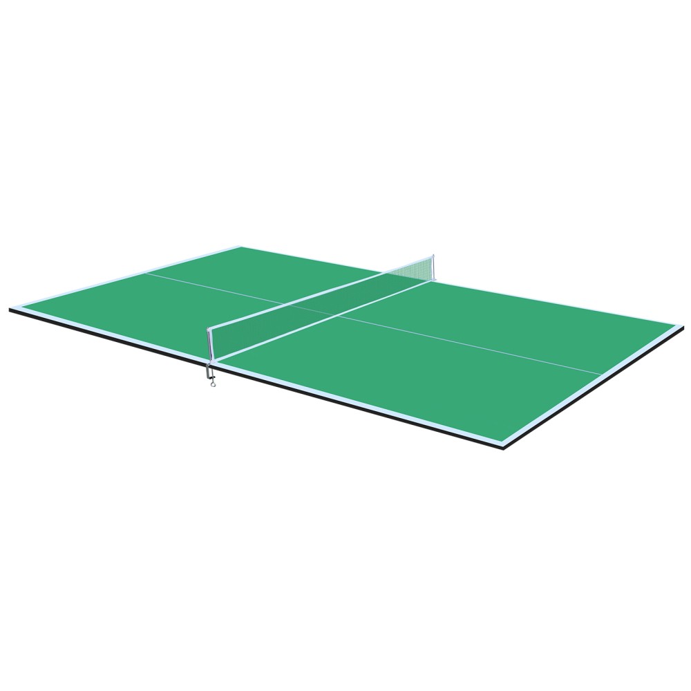 Foldable Ping Pong Table Top for Indoor Games 8.5ft Green Conversion Surface