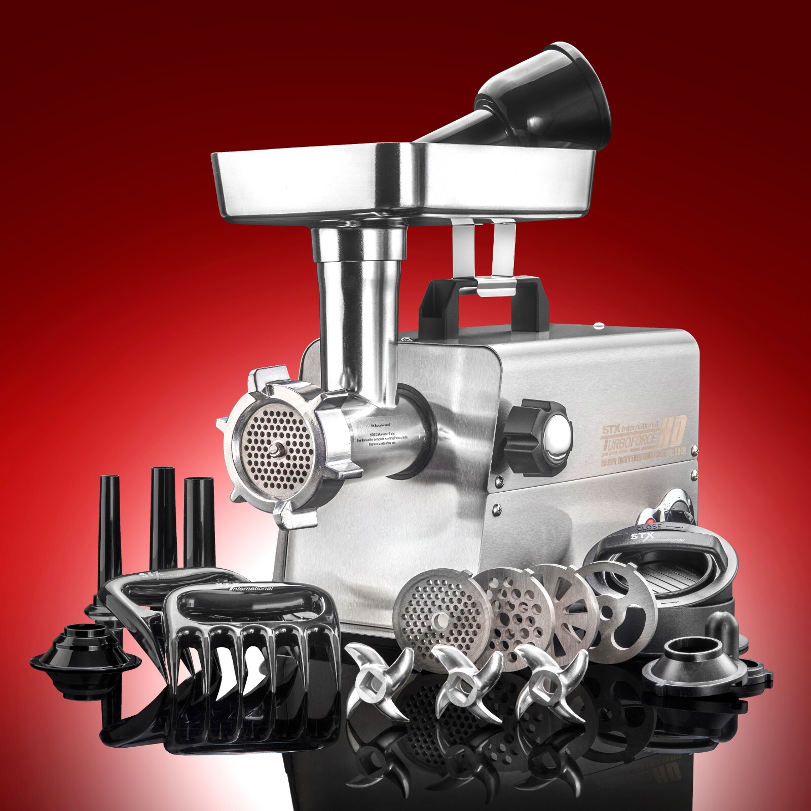 STX International Turboforce 3500-HD Heavy Duty Meat Grinder & Sausage Stuffer