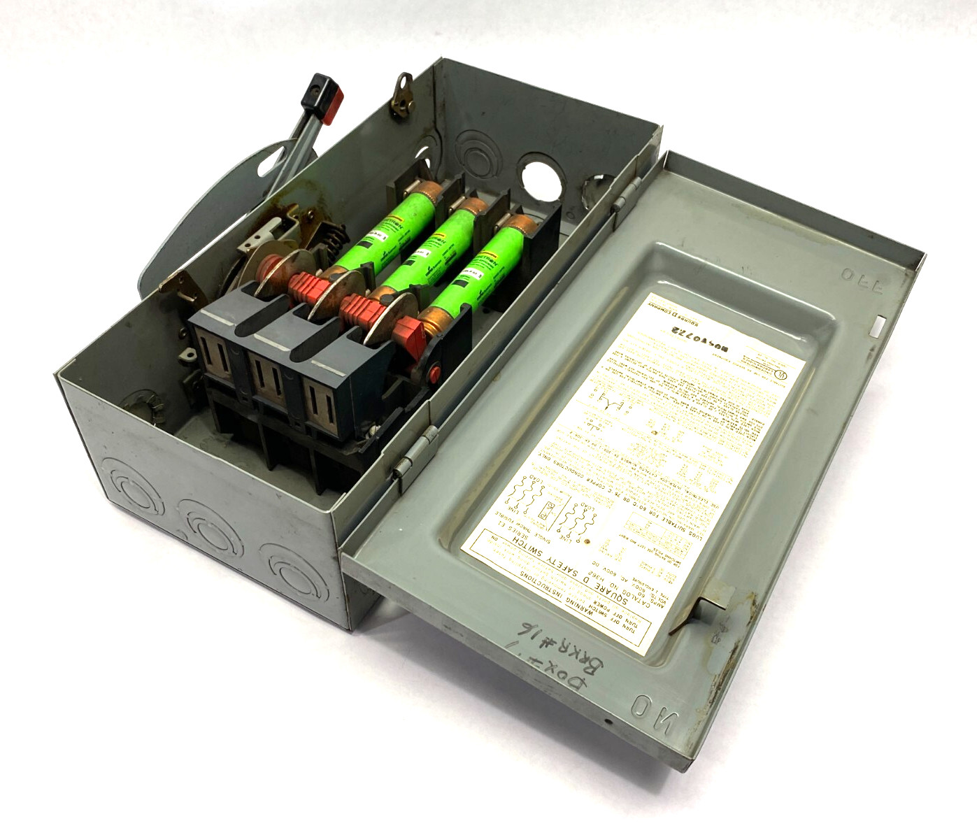 Square D H362 Heavy Duty Safety Disconnect Switch 3-Pole 60A 600VAC