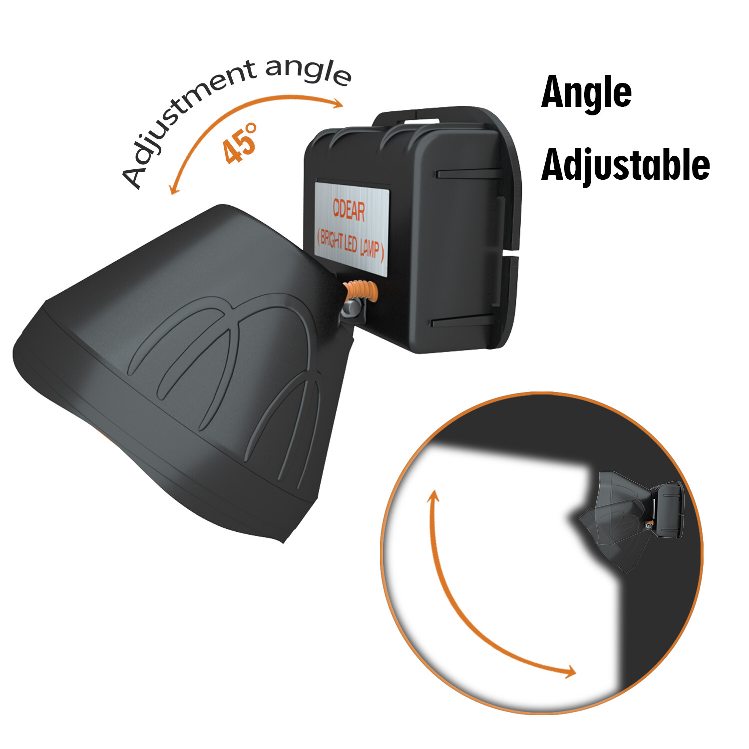 ODEAR Headlamp Bright LED Rechargeable Flashlight Head Light spotlight Torch