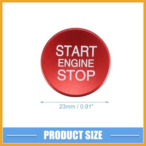 Engine Start Stop Ignition Button Overlay Cover Decal Interior Trim Sticker