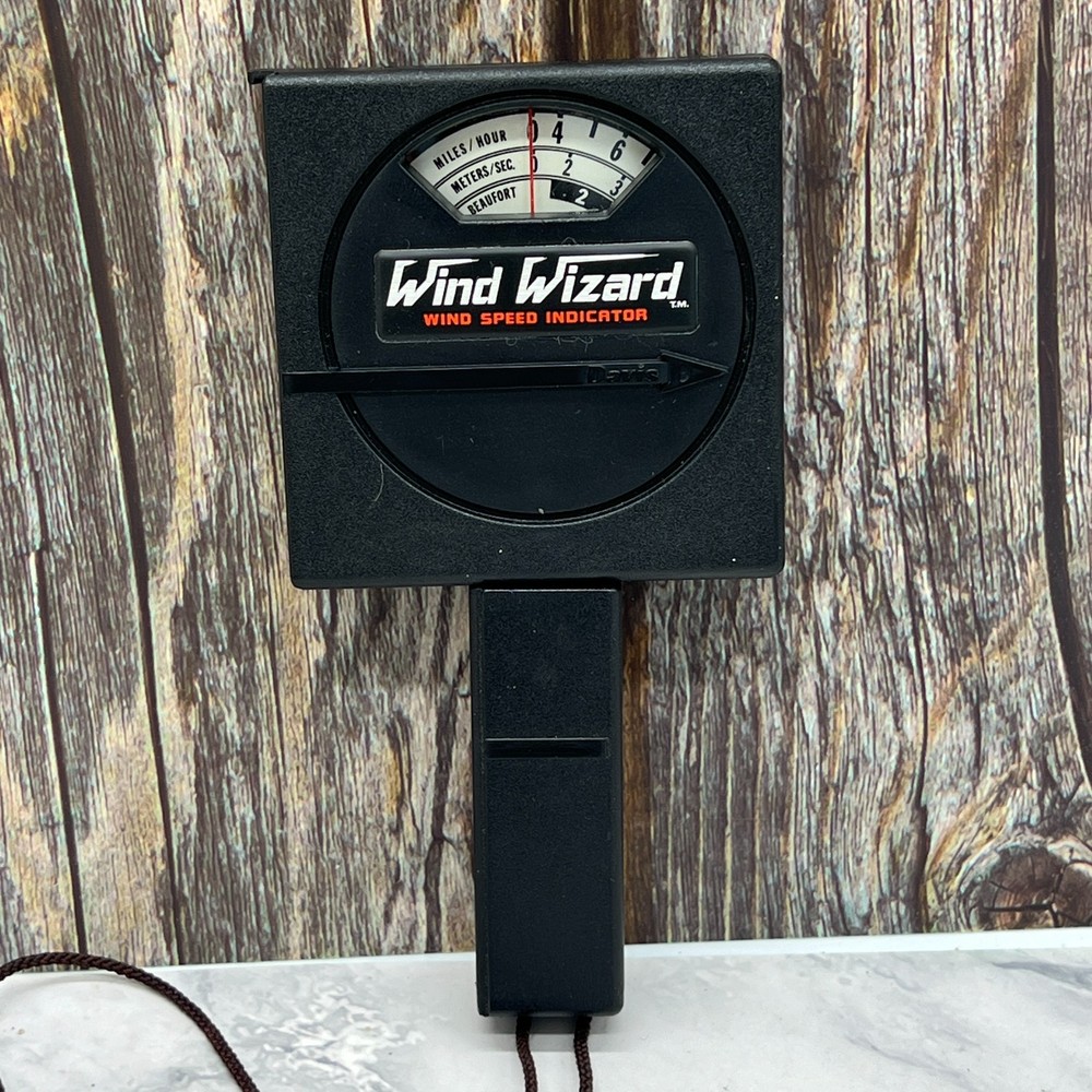 Davis Instruments Wind Wizard Wind Speed Indicator Wind Meter & Case Works✔ USA