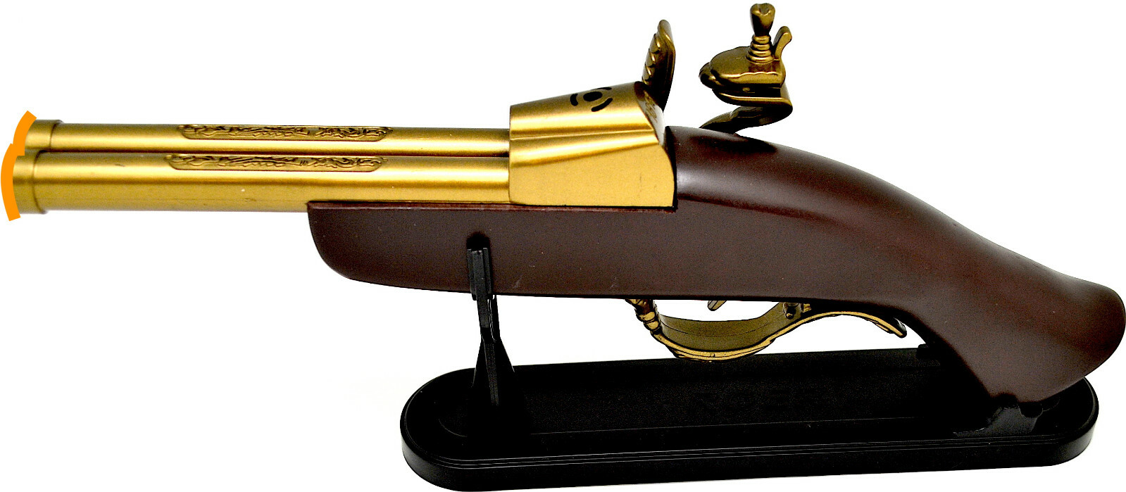 13" New! Vintage Double Barrel FLINTLOCK Replica Pistol GUN Rifle 18th Century