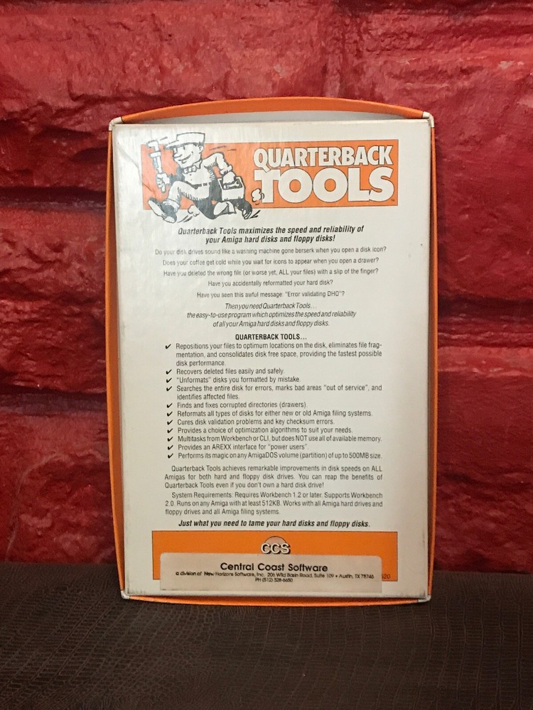 Quarterback Tools A CCS Software for the Amiga BCD